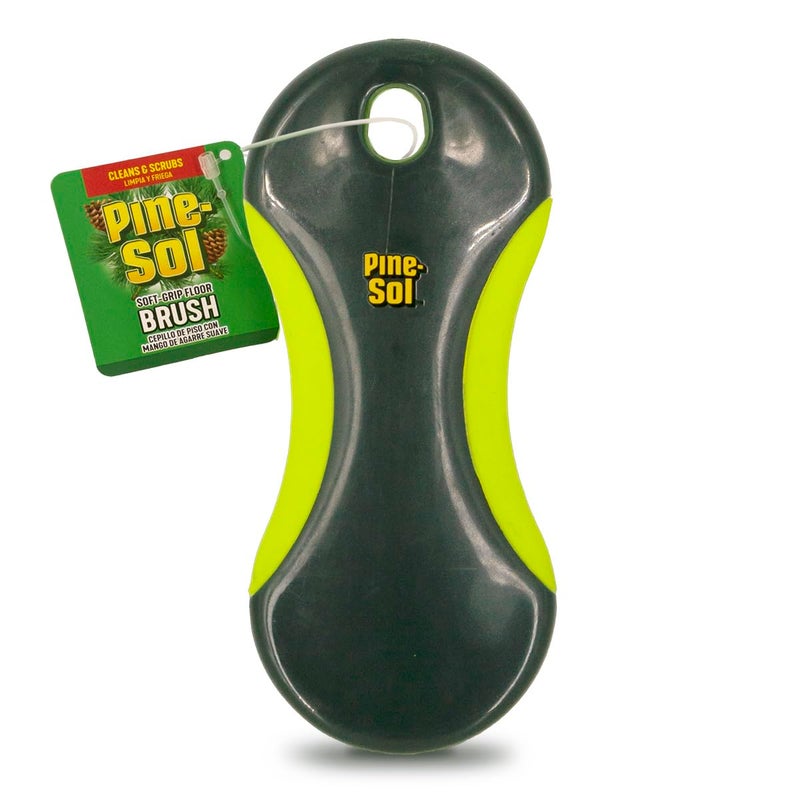 Pine Sol Pine-Sol Heavy Duty Scrub Brush â€“ Multipurpose Cleaning Tool for Floors, Tubs, Sinks | Soft Comfort Grip with Flexible Stiff Bristles, Yellow, Green - Image 5